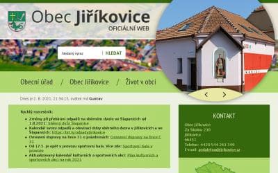 www.jirikovice.cz