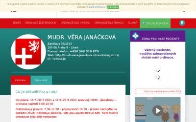 mudr-vera-janackova.zdravotniregistr.cz