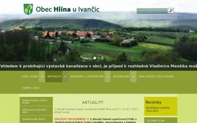 www.obec-hlina.cz