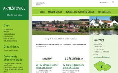 www.arnestovice.cz