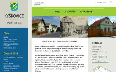 www.kyskovice.cz