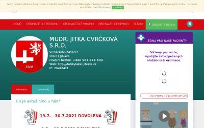 www.detskylekar-jihlava.cz