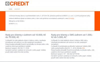 www.ecredit.cz