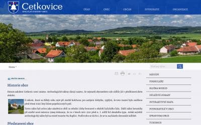www.cetkovice.cz