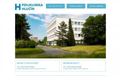 www.poliklinikahlucin.cz