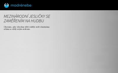 www.modrenebe.cz