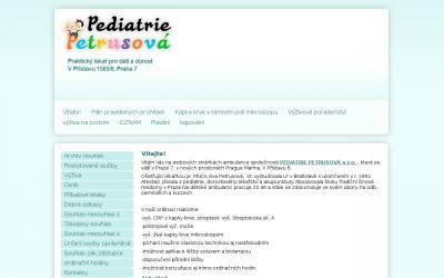 www.pediatriepetrusova.cz