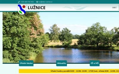 www.obec-luznice.cz